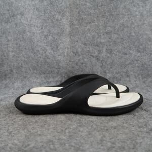 Grendene Shoes Womens 39 Sandals Casual Flip Flop Slip On Thong Black Flats